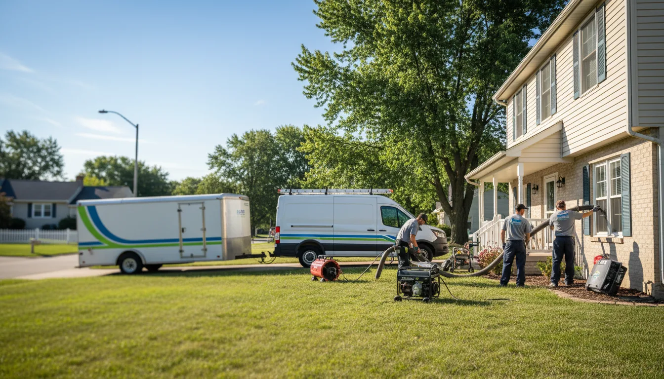Flooded Basement Restoration And Cleanup With Repair in Marquette, IA near me